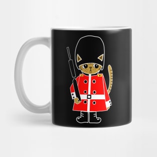 Nuts cracker London Royal guard cat Christmas Mug